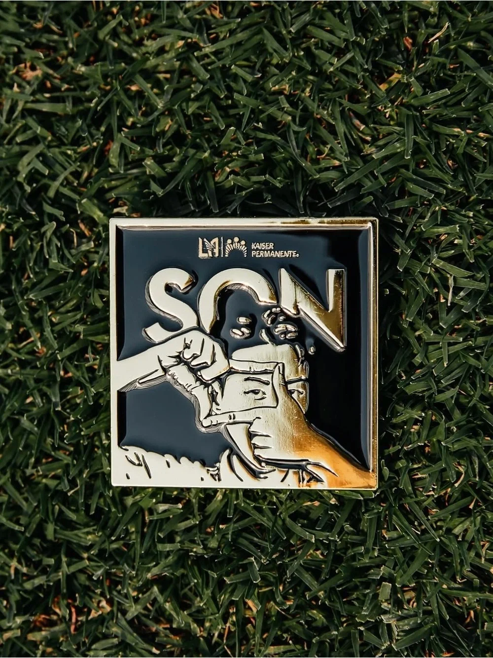 LAFC Son Heung-Min Gold & Black Pin